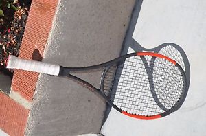 Wilson Pro Staff 97 2017 STRUNG 4 1/2 (Tennis Racket Matte Black 315g 11.1oz)
