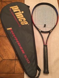 Prince Longbody Thunder Power 820 4 1/4 Tennis Racquet With Bag
