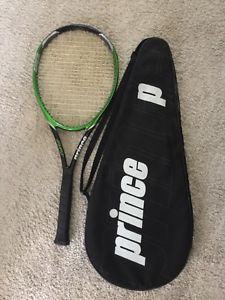 Prince Triple Threat TURBO BEAST STRUNG Tennis Racquet w/bag 4 3/8?