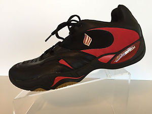 Ektelon Mens Racquetball Shoes Sz 10.5 Black Red