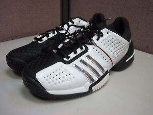 NEW  Adidas Barricade 6.0 Tennis Shoes Black/White Size 9.5  G02391 JK05