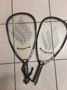 EKTELON MORE DOMINANT TRIPLE THREAT POWER SCOOP RACQUETBALL RACQUET TWO