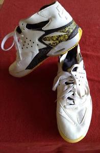Mens NIKE TENNIS Shoes Clay Court Sz 8.5 AIR HUARACHE 3/4 high Leather preowned