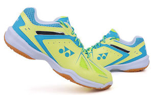 Yonex Women's Badminton Shoes Power Cushion Racquet 35 Y / SX Yellow / Blue SX