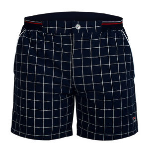 Fila Hombre Shorts de tenis Pantalones de tenis Samy azul oscuro