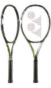 "New" Yonex EZONE DR 98 strung with Poly-tour Pro. 4 1/4 grip size "lime/grey"