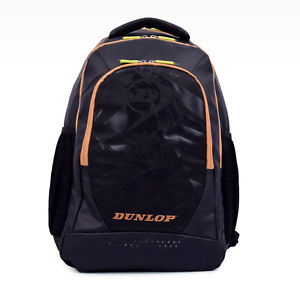 DUNLOP Elite Badminton Backpack Bag 1702 Black Racket Teenis Shuttlecock NWT