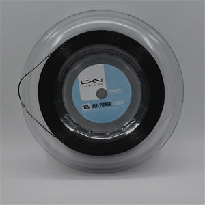 Black Power Rough Luxilon Tennis String,660ft,1.25MM