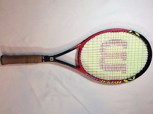 RARE WILSON HYPER PRO STAFF 6.0 MP 95 8/10 EUC 4 5/8 L5 GRIP