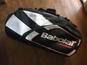 BABOLAT 12 PACK TENNIS RACQUET BAG THERMAL FOIL Used Condition