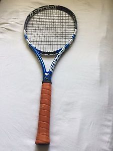 Babolat pure drive + used tennis racket 4 1/2 inch grip 100 inch head size