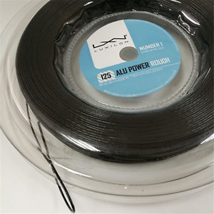 Newest Black Power Rough Luxilon Tennis String,660ft,1.25MM
