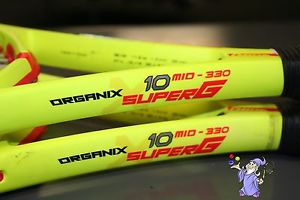 Volkl Organix 10 SuperG | 330 | Lot of 2 W/C | L3 4 3/8 | Tennis | Free USA Ship