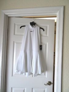 Nike Women's Court Premium Tennis Dress,XL,White,Sleeveless,777531,Racerback,NWT