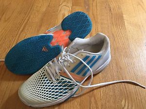 Ladies Adidas Size 10 Adizero Tempaia III Tennis Shoe Gently Used