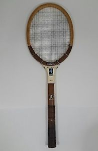 Vintage WILSON CHRIS EVERT AUTOGRAPH LIGHT 4 3/8 Wooden Tennis Racket NICE!