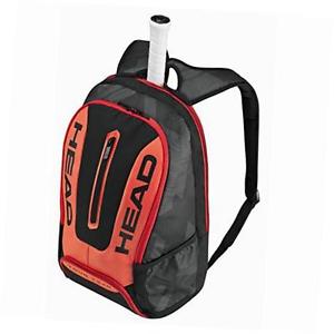 tour team backpack tennis bag, black/red