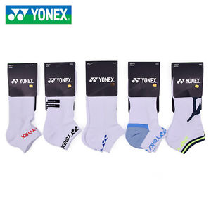 [Yonex] Mens Badminton Tennis 5 Pair Sports Socks Set Cotton Polyester