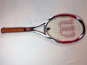 Wilson K Factor Six One Tour 90  Federer Grip Size 4 1/4 (L2) 9+/10 condition