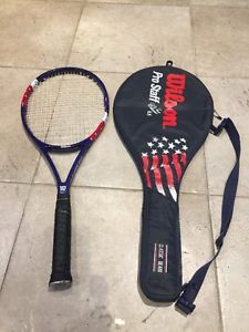 Wilson Pro Staff Tour Classic Vintage Tennis Racquet With Bag Grip Size 4 1/2"