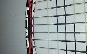 Head PCT Titanium Frame Tennis Racquet Racket 4 1/4 WHITE & RED 9.9 OZ