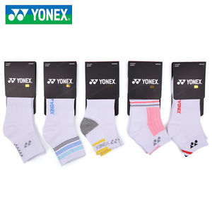 [Yonex] womens Badminton Tennis 5 Pair Sports Socks Set Cotton Polyester