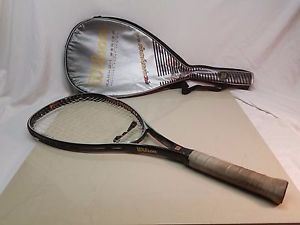 WILSON KANNON TENNIS RACQUET AND CASE / OVERSIZE 4 5/8