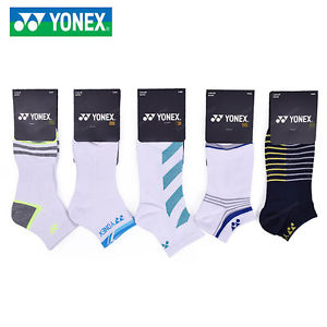 [Yonex] Mens Badminton Tennis 5 Pair Sports Socks Set Cotton Polyester