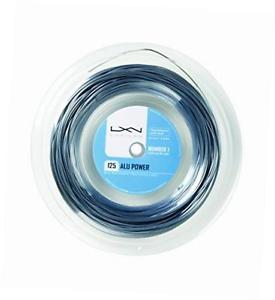 Luxilon ALU Power 125 16L Silver tennis string 330 foot 100M reel image 1