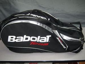 Babolat Team Tennis Racket Bag x 12 Black/Silver/White *Barely Used*