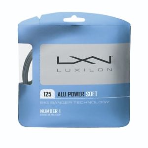 Wilson LUXILON Big Banger ALU Power Soft 125 Tennis String, Silver, 16L-Gauge image 1