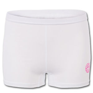 Bidi Badu Mujer Asilo de la bola Pantalones de tenis LUNA TECH SHORTY blanco
