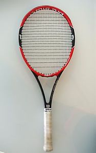 Used Wilson Pro Staff 97 Roger Federer Autograph Grip 4 1/4 (2) Strung 12.0 oz.