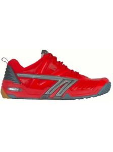 HI-TEC V-Lite Squash Court Shoes Volleyball Racquetball 10.5 US 9.5 UK Red