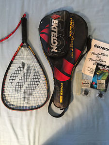 Ektelon Racquetball Racquet Power Ring Pro 1040 Wall Beater w/Case X-Small Grip