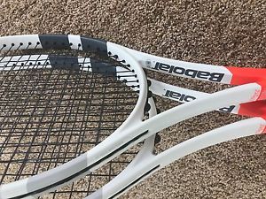 Babolat Pure Strike 98 16x19 (Project One7), Matched pair, L2, Natural gut/poly