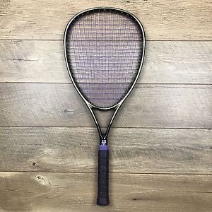 Excellent Wilson Sledge Hammer 6.3 OS 110 Sq. Grip 4 1/2 Tennis Racquet Racket