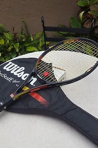 Vintage Wilson Pro Staff Classic 6.1 si 110 sq." PWS Tennis Racquet 4 1/2" Grip
