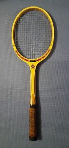 VINTAGE TAD DAVIS CLASSIC WOOD W/ LAMINATE TENNIS RACKET W/COVER