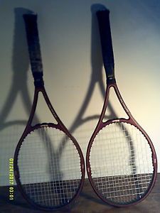 2 -WILSON Jack Kramer Staff Graphite Tennis Racket 80's EXCELLENT USED CONDITION