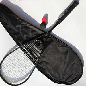 1Pcs 00% Carbon Fiber Squash Racket Black Racquet Graphite 500 145g Professional
