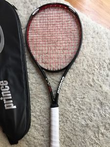 Prince O3 RED Midplus Tennis Raquet 4 1/4 Number 2 Grip 105 sq in