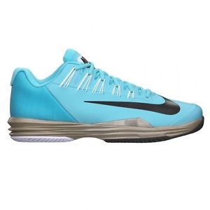 Nike Lunar Ballistec Tennis Shoes Rafael Nadal SZ 10.5 631653-400 Blue Brand New
