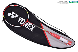 [YONEX] ARCSABER 11 3U Red White Badminton Racquet with Full Cover