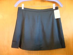 NEW Bolle Women's Extra Dry Black Tennis Skort Skirt Shorts NWT Size Small $54