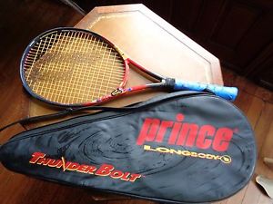 Prince Thunder Bolt Longbody Oversize 115 in 900 Power Level 4 1/2 grip w/ Case!