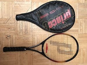 Prince Power Pro Tennis Racquet Feather Lite Power System W/ Cover EUC L3 4 3/8