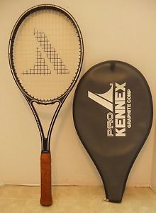 Pro Kennex Graphite Comp MID Tennis Racquet 4 1/2 - VGC + Cowhide Grip