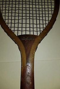 antique vintage tennis racket racquet. Early This E. Wilson & co. Decorative