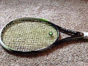 Dunlop Biomimetic M4.0 100 head size 4 1/2 grip w/ new grip, over grip..